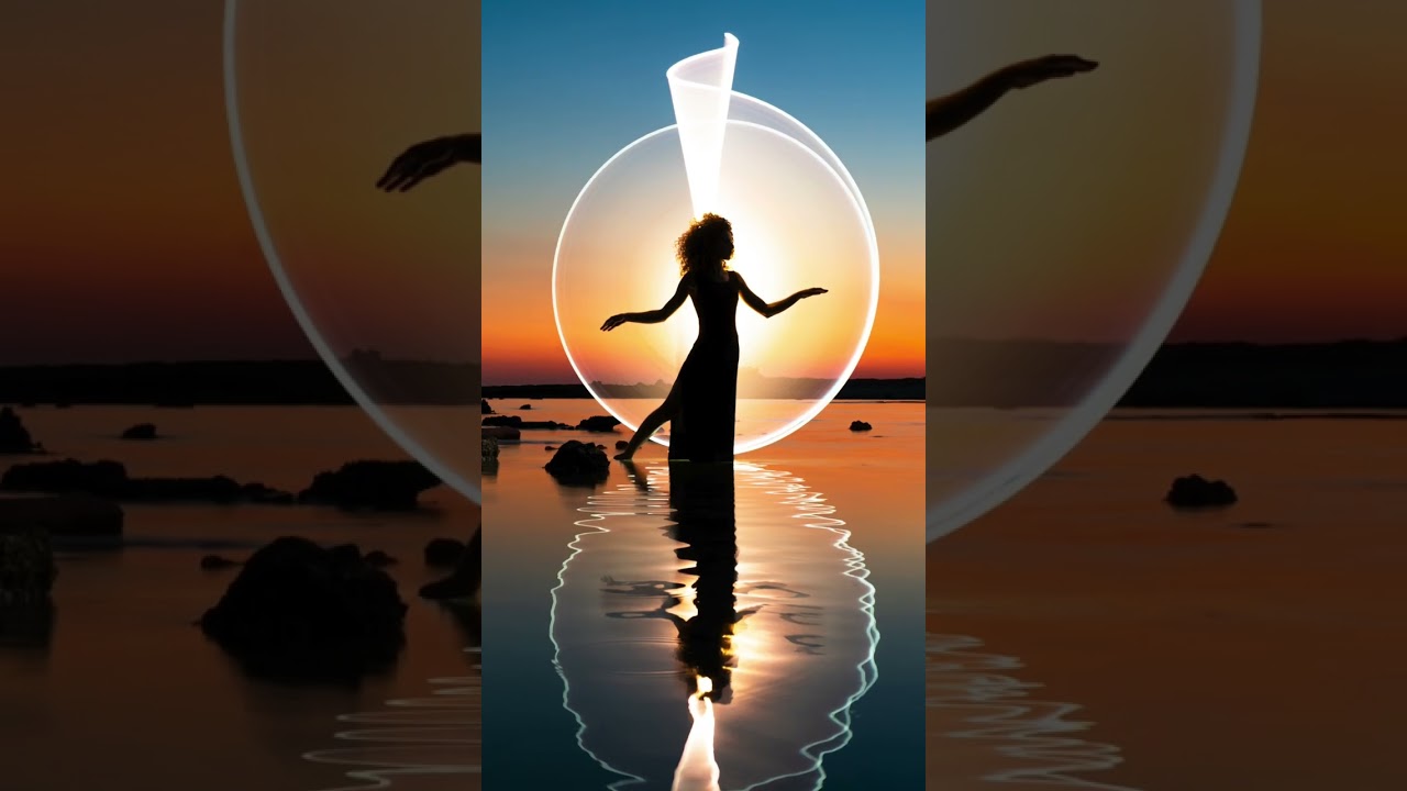 Orange sunsets and light-painting