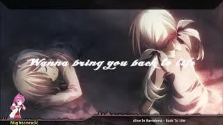 Nightcore - Back To Life (Alive In Barcelona)