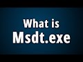 What is Msdt.exe? [Is This Malware?]