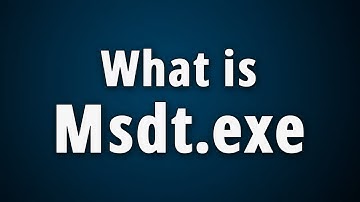 What is Msdt.exe? [Is This Malware?]