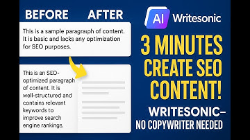 Create SEO-Optimized Content in 3 Minutes – Writesonic AI Review!
