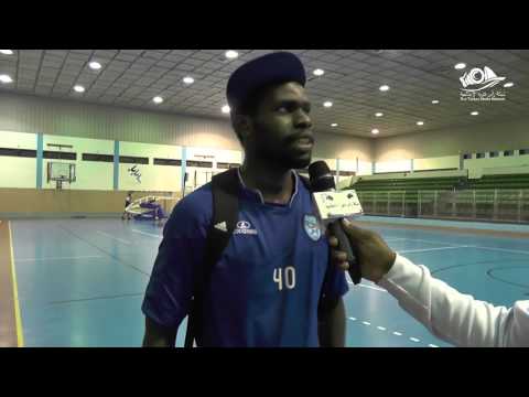 لقاء مح حارس فريق النهضة الكابتن عبدالحكيم خيبري حصريا عبر شبكة تنورة الاعلامية 