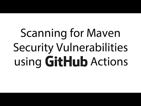 Scanning for Maven