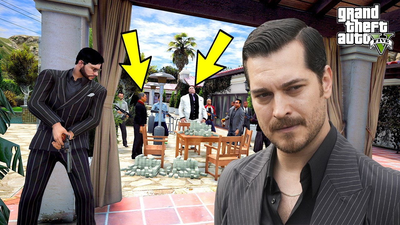 EŞREF TEK MAFYA BARONLARI TOPLANTISINI BASIYOR! - GTA 5 MODS