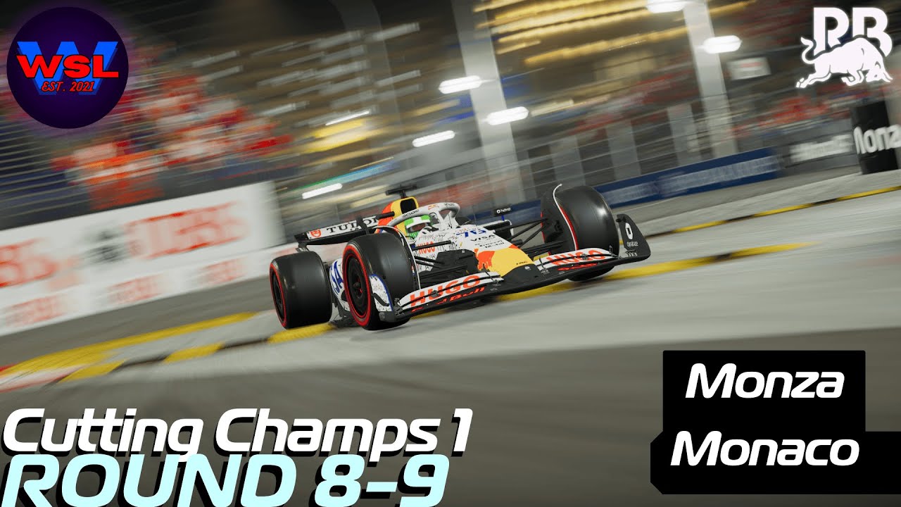 WSL Cutting Champs 1 Finale | Round 8-9: Monza & Monaco | F1 25