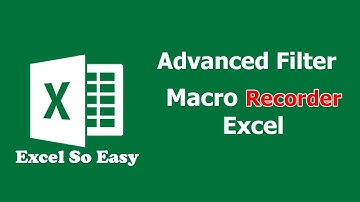 Sử Dụng Advanced Filter kết hợp với macro để trích xuất dữ liệu sang sheet khác trong excel