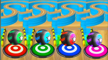 Going Balls New Update: 4x  Reaction Ball  Run  Gameplay, walkthrough Android iOS (Part 113)