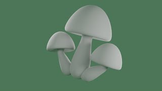 Урок по Blender | Гриб