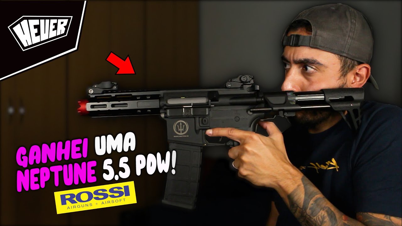 GANHEI UMA NOVA AIRSOFT PARA O CANAL: ROSSI NEPTUNE 5.5 PDW