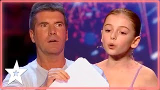 Video thumbnail of "Her Singing STOPPED Simon Cowell From Pressing The RED Buzzer! | Kids Got Talent"