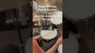Happy Birthday to Paul McCartney!
#paulmccartney #drumcover #grooveoftheday #drums #drummer Happy Birthday to Paul McCartney!