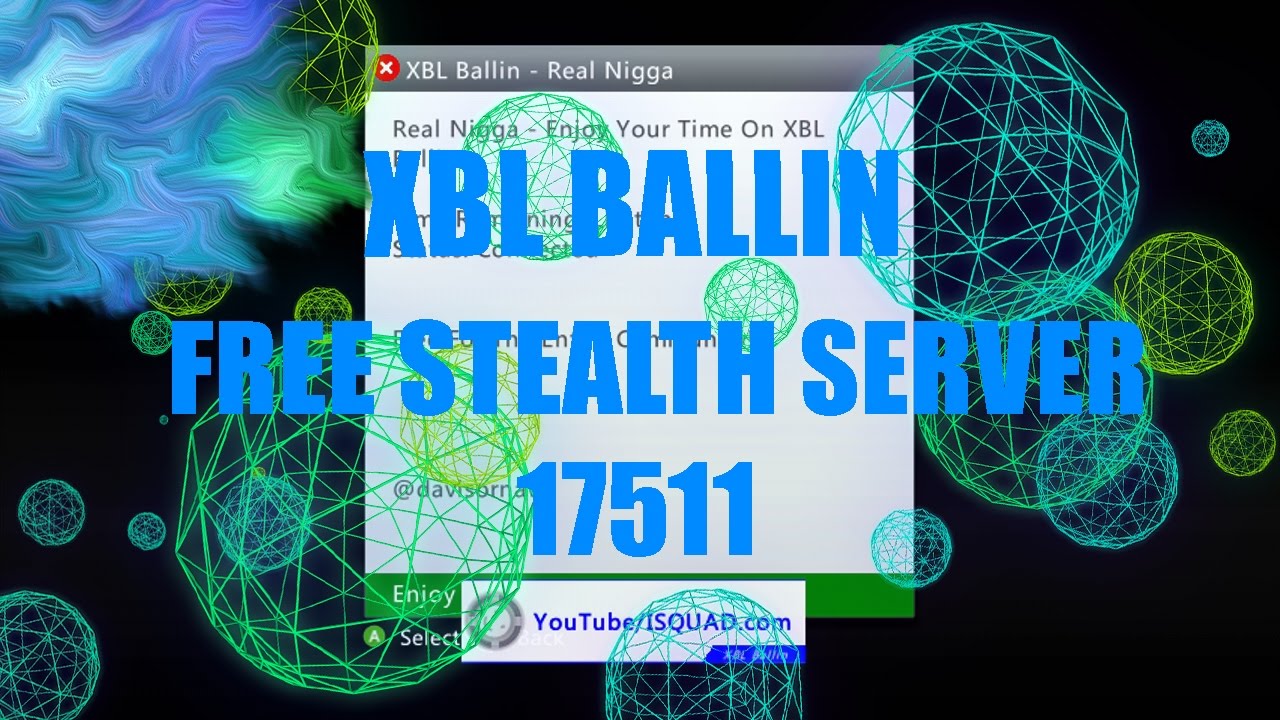 XBLBallin Free Stealth Server 17511 RGH/Jtag Showcase + Download - YouTube