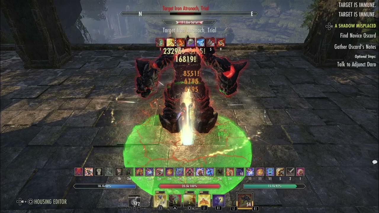 The Elder Scrolls Online Hybrid (Magicka) Templar; Relequen, Deadly Strike, and Kilt; 105K PS5