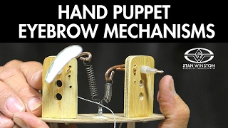 Eyebrow Mechanism For Hand Puppets Overview