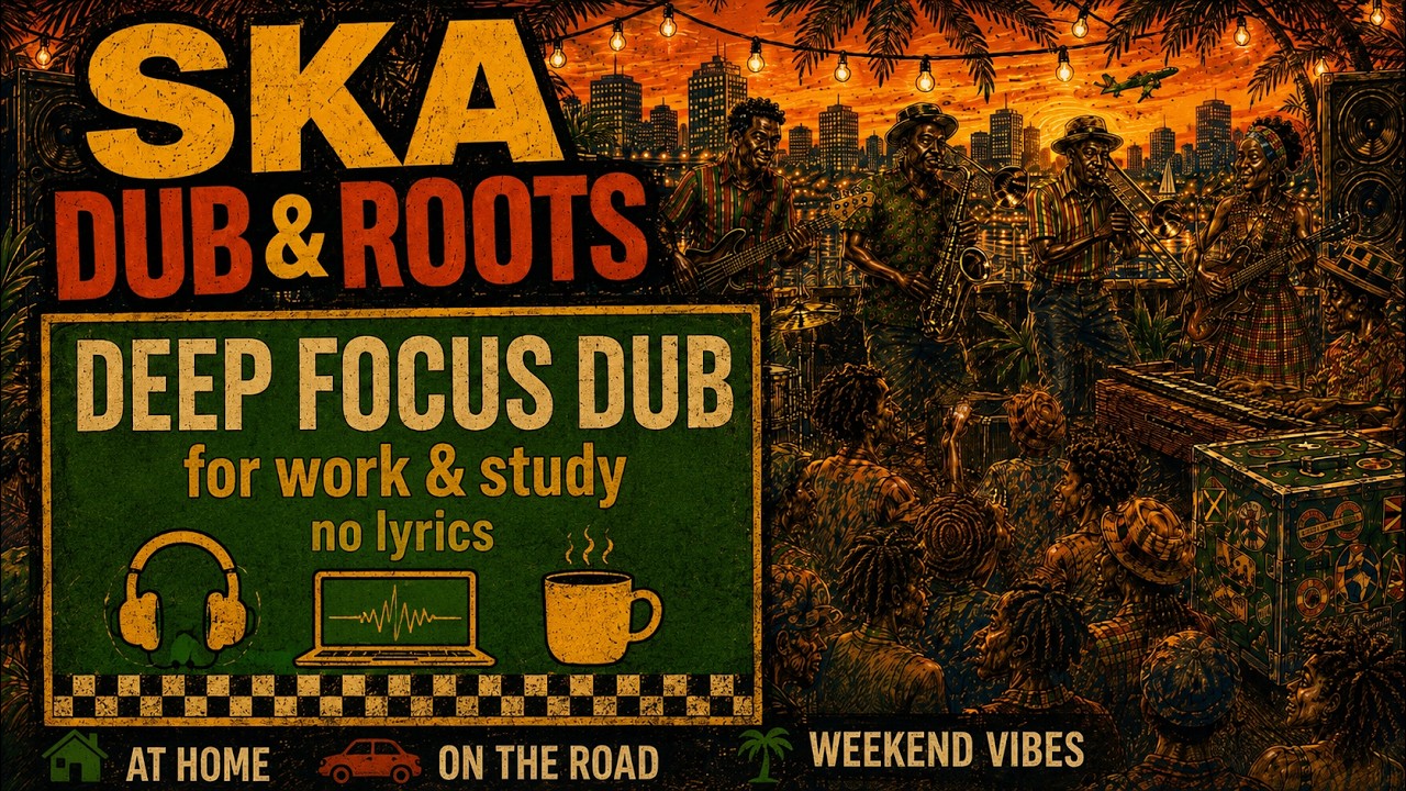 Deep Focus Dub - Ska, Dub & Roots Instrumental for Work & Study
