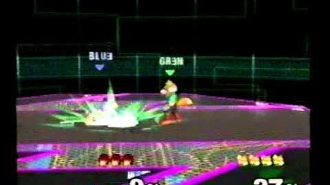DDRKirby(ISQ) - 3-23,24-11 - SSBM - #30 - Green(Fox) vs. Blue(Roy).MPG