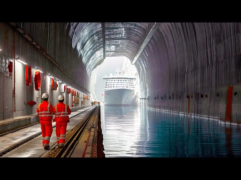 Inside the $325 Million World's First and LARGEST Full-Scale Ship Tunnel