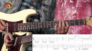 Skin o&#39; My Teeth Guitar Solo Lesson by Megadeth - Part 1 - with Tabs