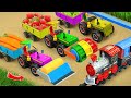 Diy tractor mini bulldozer to making concrete road  construction vehicles road roller 26