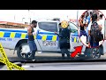 BOXING EVERY POLICE I SEE IN PUBLIC (Kingston/Jamaica) *GONE WRONG*