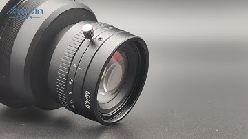 Line Scan lenses 60mm, support 16k3.5μ camera, 0.05x-0.20x