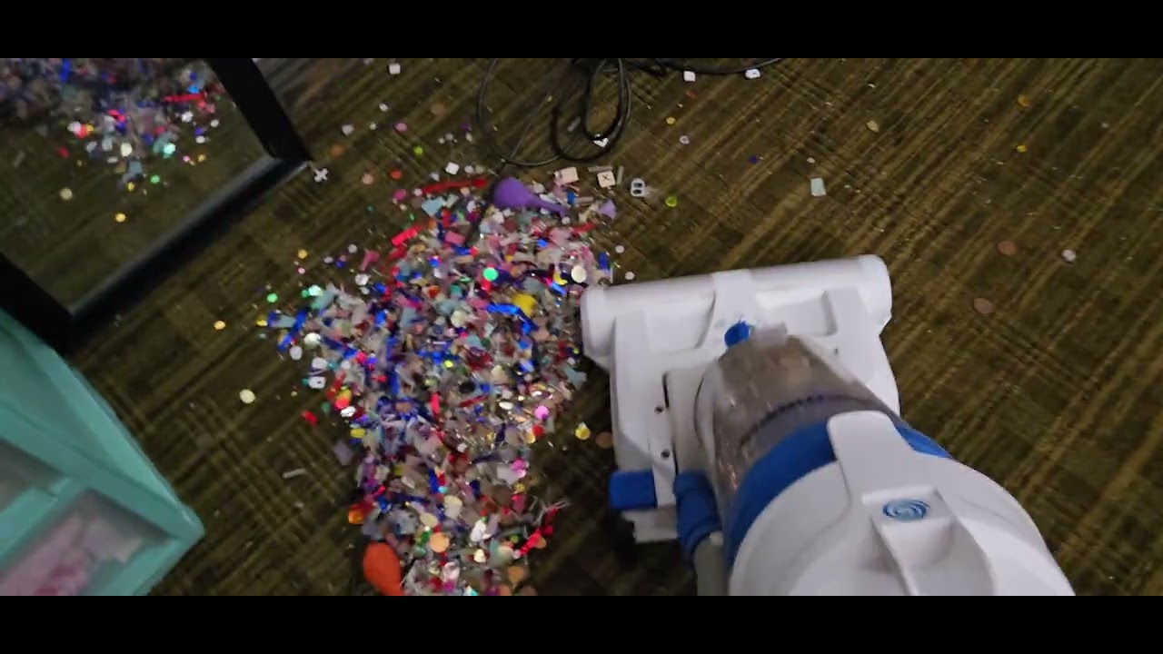 MESSY TEST with Vacmaster and Shark clean up.  #ASMR 