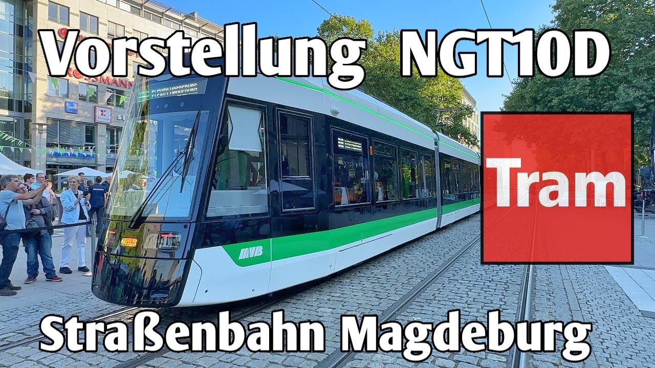 Straßenbahn Magdeburg - Vorstellung NGT10D Flexity - Sonderfahrten mit der Linie 77 | MVB IGNah 2024
