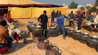 Desert Village Wedding Feast | Traditional Beef Degi Qorma & Chicken Steam for Wedding Guests