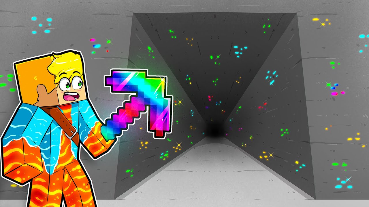 Entrei no Servidor de MINERAR pra FRENTE no Minecraft - YouTube