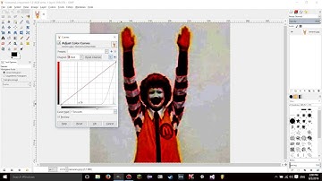 GIMP 2.8.16 tutorials - 20 - Curves