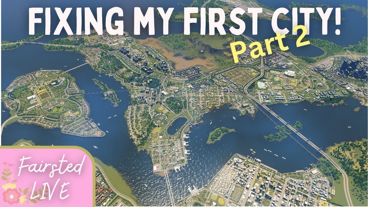 Back in my very first city part 2 | Cities Skylines - YouTube