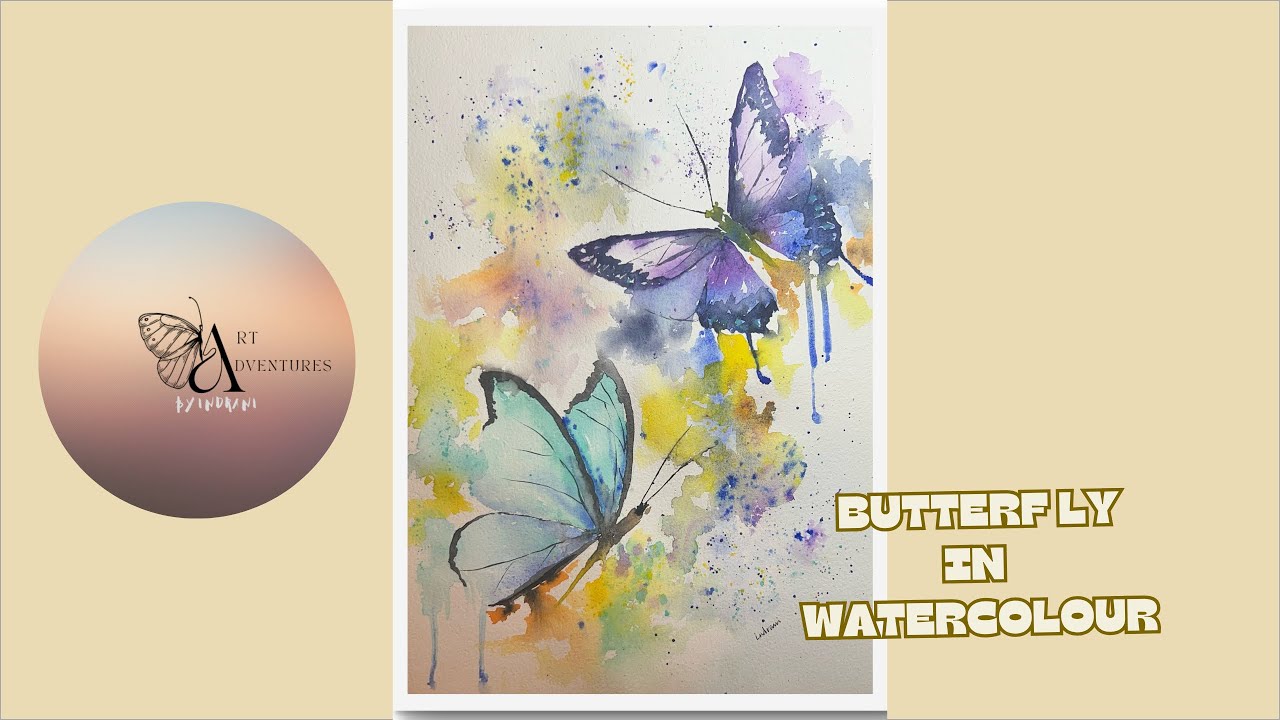Butterflies in Watercolours 