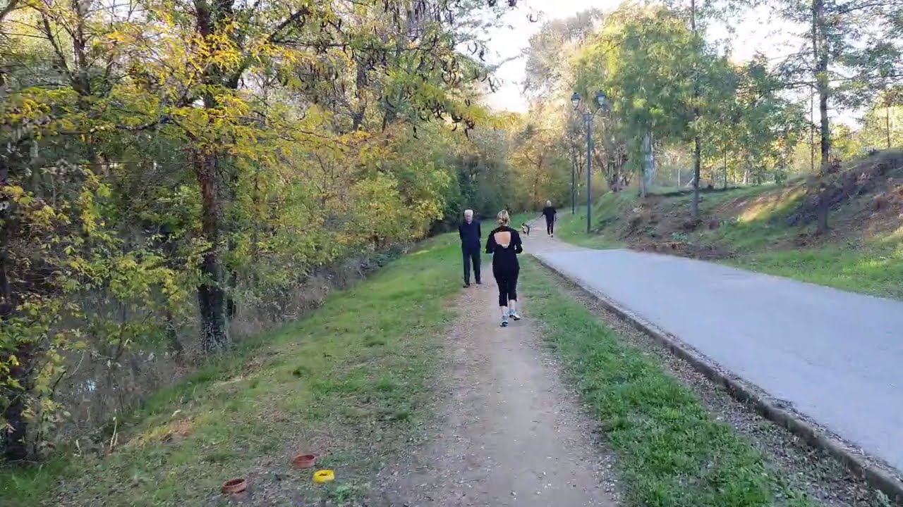 Larissa city: Walking tour along the Pinios river GREECE (Nov 2020)