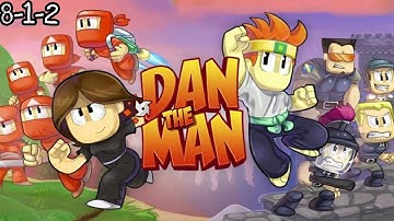 Dan the Man - stage 8 level 1 of 2 - Complete Walkthrough - all hidden areas - (no damage)