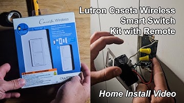 Voeg een draadloze lichtschakelaar toe! Lutron Caseta Smart Switch Kit met afstandsbediening - In...