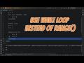 Did you know you could use while loop instead of range() in python