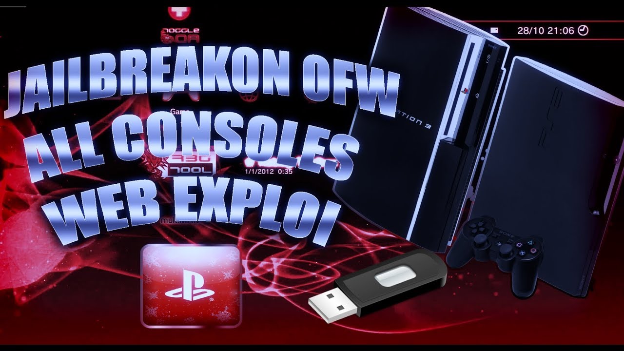 PS3 4.82 OFW Exploit tutorial- How to jailbreak PS3 with usb! No E3 Flasher +Download !