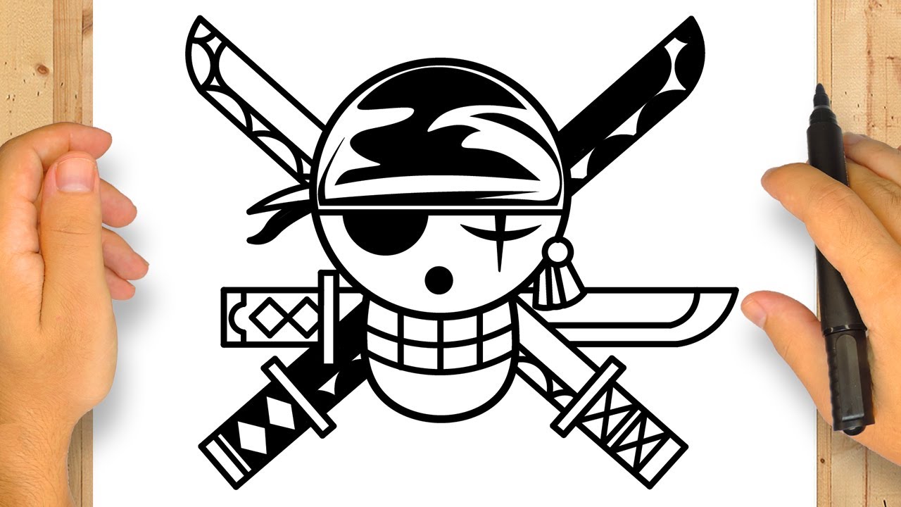 CARA MENGGAMBAR ZORO | ONE PIECE | Roronoa Zoro | Langkah demi Langkah