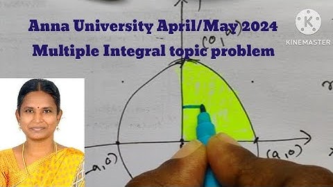 Evaluate the integral/MA3151/MATRICES AND CALCULUS/ANNA UNIVERSITY/ENGINEERING MATHEMATICS/in tamil