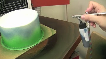 How To Airbrush A Cake The Krazy Kool Cakes Way