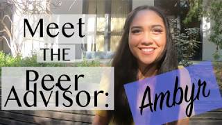 Meet the Peer Advisor: Ambyr
