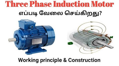 3 Phase induction motor working | Principle & Construction | எப்படி வேலை செய்கிறது | Tamil