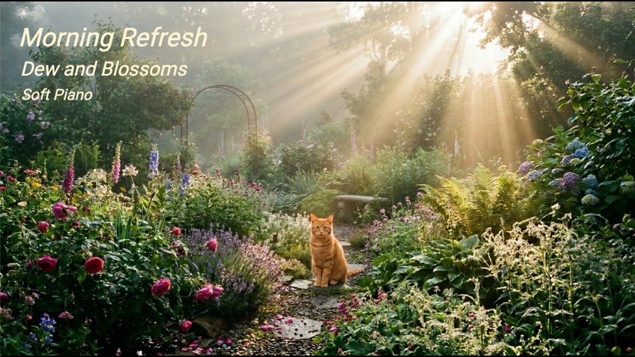Dew and Blossoms 🌿 Morning Refresh Piano | for Fresh Start & Peaceful Mind 晨露与花朵