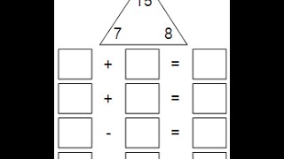 Family Fact Problems or Fact Families with interactive links