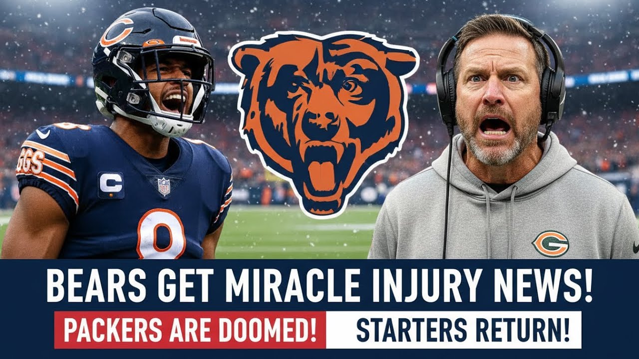 IT’S OVER! Bears Get MIRACLE Injury News Before Packers Playoff Battle! 🐻🔥