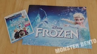 Frozen Blu-Ray Dvd Digital Copy With Disney Store Lithographs Unboxing & Review