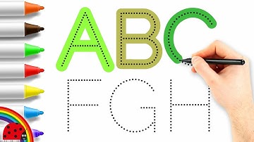 English Alphabet in Colors with Funny Illustrations