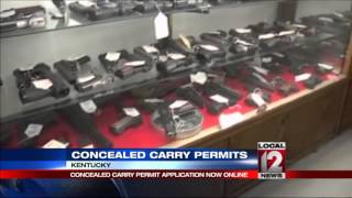 KY concealed carry permit application now online