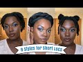 HOW TO: 8 Loc and Wrap styles on short starter locs | Naomi Onlae