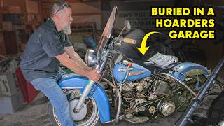 Can I Save This 75 Year Old Motorcycle From A HOARDERS Garage?
